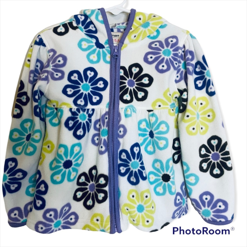 Hooded Florals Fleece